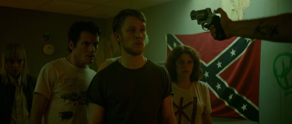 Oct. 27th:Green Room (2015, Dir. Jeremy Saulnier)Patrick Steward terrifies as the leader of a neo-nazi group that torments the members of a punk-rock band. Expertly crafted, this horror-thriller is one seriously intense ride.