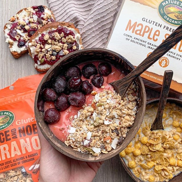Thank you @glutenfreegelder (IG blogger) for some autumnal breakfast inspiration. As the weather is getting colder, breakfast, even more so, is the most important meal of the day. 

#alwaysorganic #glutenfree #naturespath #chooseyourpath #organic