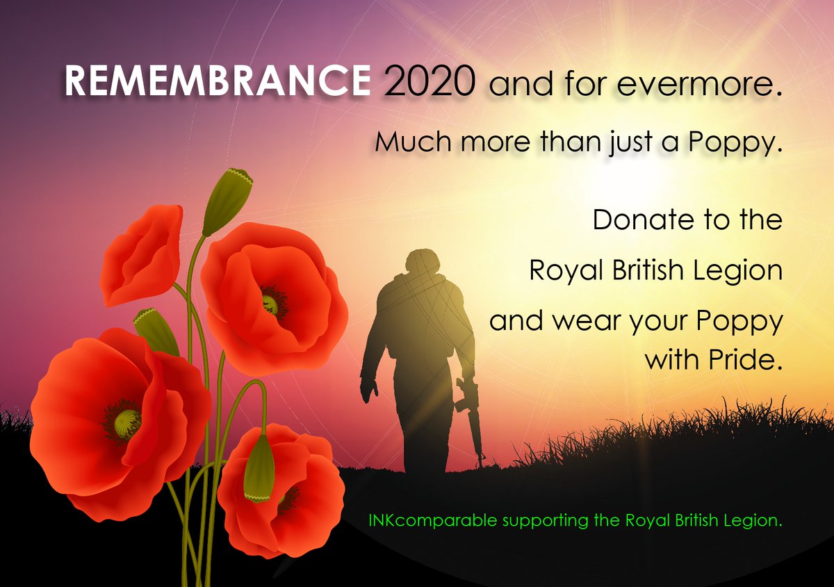 INKcomparable's tweet photo. Although we are all in the most difficult and uncertain times of our lives, both mentally and financially, please do not forget #RemembranceDay #11thNovember2020. Please share. https://t.co/p3EzVJBU4z