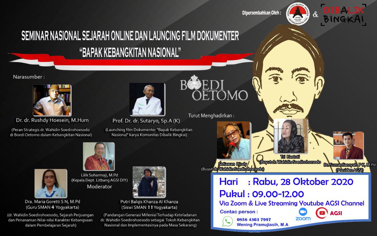 DibalikBingkai's tweet photo. Profesi dokter memiliki banyak jasa bagi bangsa ini. Saat ini dokter menjadi 'penjaga gawang' atas virus covid-19. 100 tahun lalu mereka memiliki peran yg besar bagi kemajuan bangsa ini. 

Memperingati hari Sumpah Pemuda, 28-10-2020, kami persembahkan Bapak Kebangkitan Nasional. https://t.co/per6YR2tWu