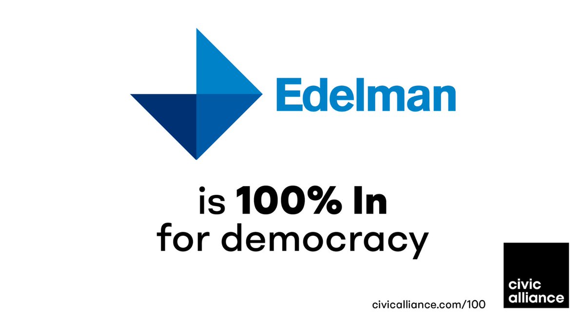More than 500 CEOs agree: “Every American has a voice in our democracy. Voting should be safe and accessible to all. Elections should be fair and transparent.” <a href="/CivicAlliance/">Civic Alliance</a> #fordemocracy CivicAlliance.com/100