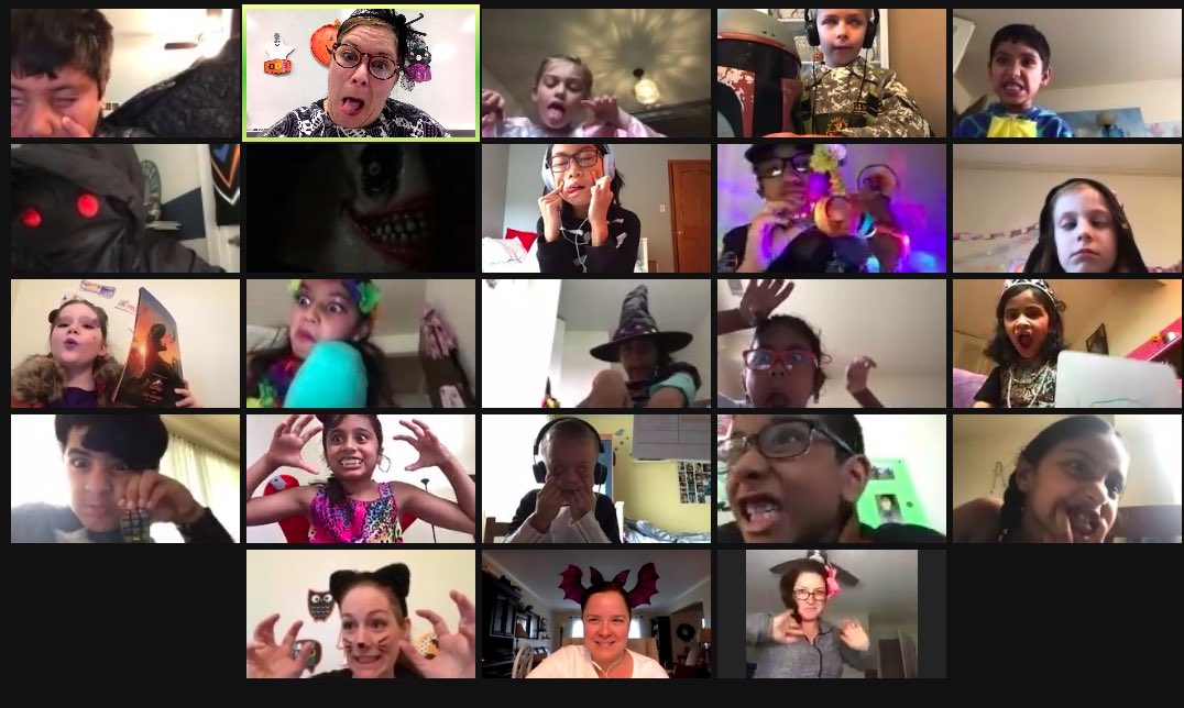 Thank you Room Moms for an AWESOME virtual Halloween Party! 🎉