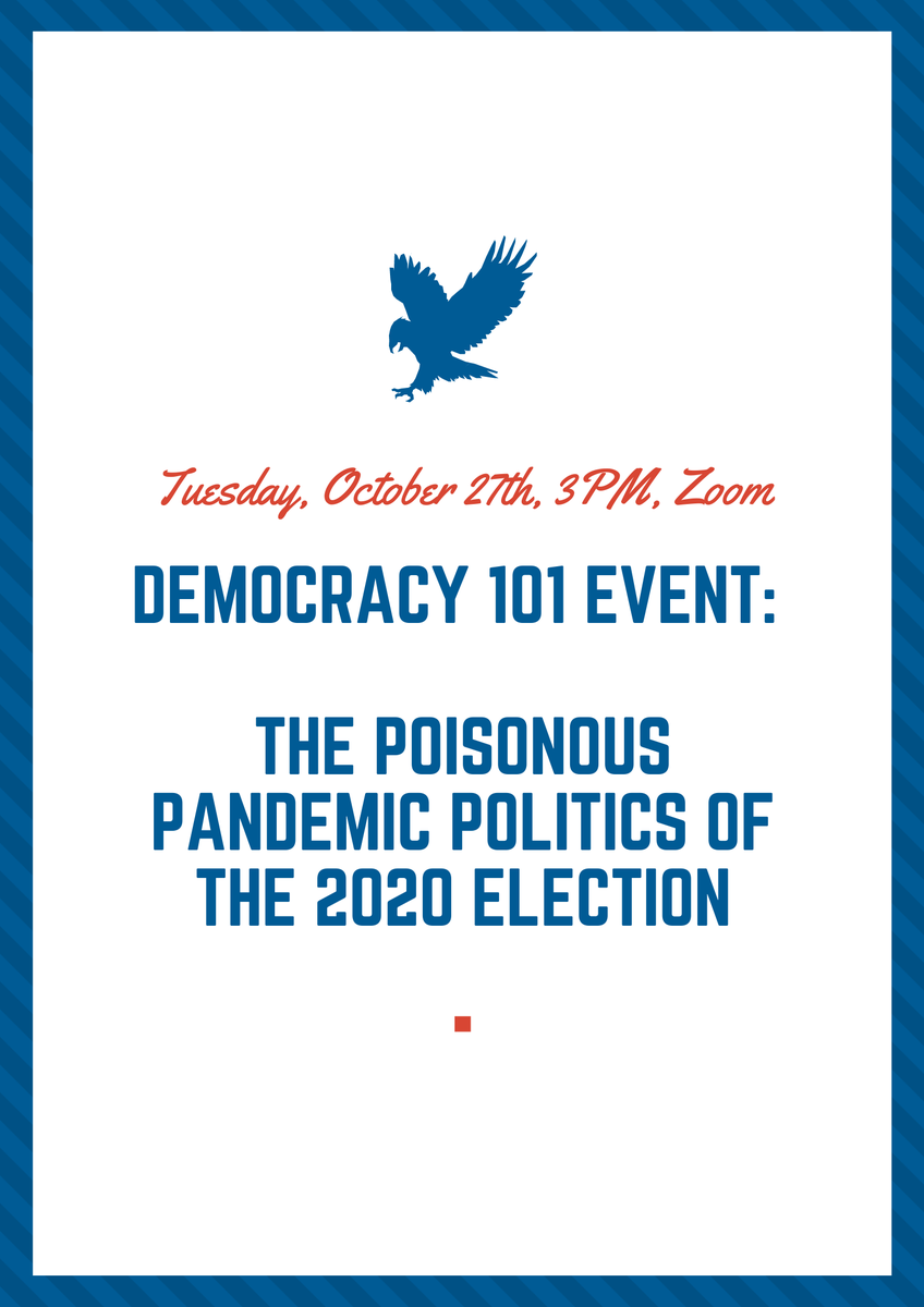 Join Dr. Edward Horowitz today as he breaks down the state of the race as we head into the final week of the 2020 presidential campaign. Message us for the Zoom link. #ConnectWithCom #Vote “