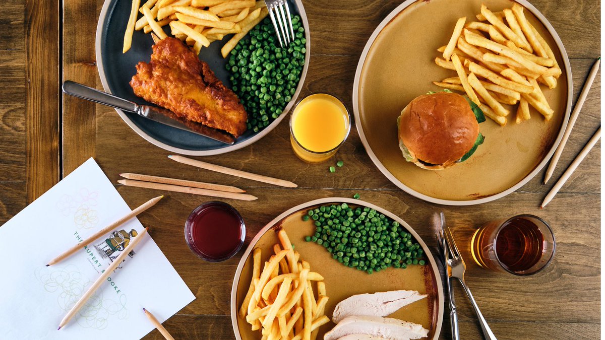 KIDS EAT FREE // This October half term it’s all about our pint-sized guests… for every adult main meal purchased at lunchtime, Monday to Friday, one kid’s main meal will be taken of the bill! To book a table, click here therupertbrooke.com/kids-eat-free