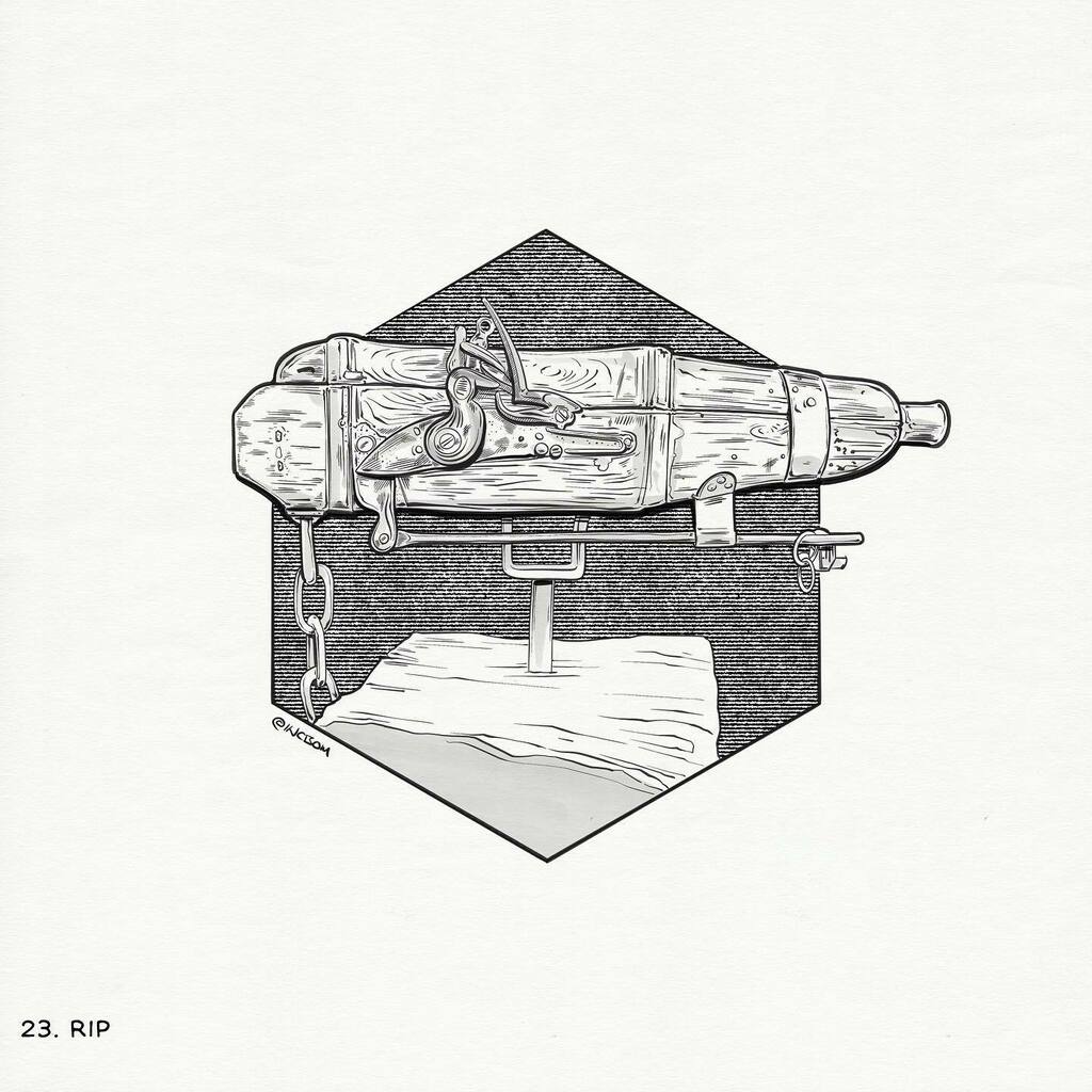 INCBOM's tweet photo. RIP
#inktober #inktober2020 #inktoberRIP #inktober2020RIP #inktoberallyearlong #GraveGun #CemetaryGun https://t.co/6oTOFwmJ6C https://t.co/eS795rnArn