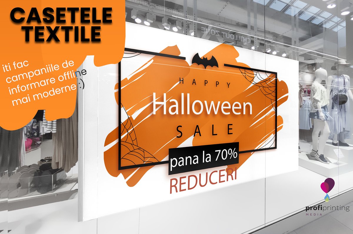 profiprinting's tweet photo. 📢🎃 In jurul Halloween-ului se concentreaza cele mai atragatoare campanii de informare pentru clientii tai 😉!
Casetele din backlit textil iti comunica mesajul si te mentine in top.
Fa-ne o vizita pe pagina
https://t.co/ksOhDtFKdC

#printuv #profiprinting https://t.co/mfMQM3cKOs