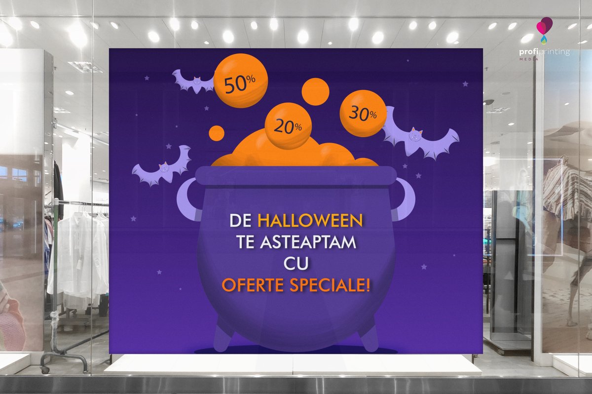 profiprinting's tweet photo. 📢🎃 In jurul Halloween-ului se concentreaza cele mai atragatoare campanii de informare pentru clientii tai 😉!
Casetele din backlit textil iti comunica mesajul si te mentine in top.
Fa-ne o vizita pe pagina
https://t.co/ksOhDtFKdC

#printuv #profiprinting https://t.co/mfMQM3cKOs
