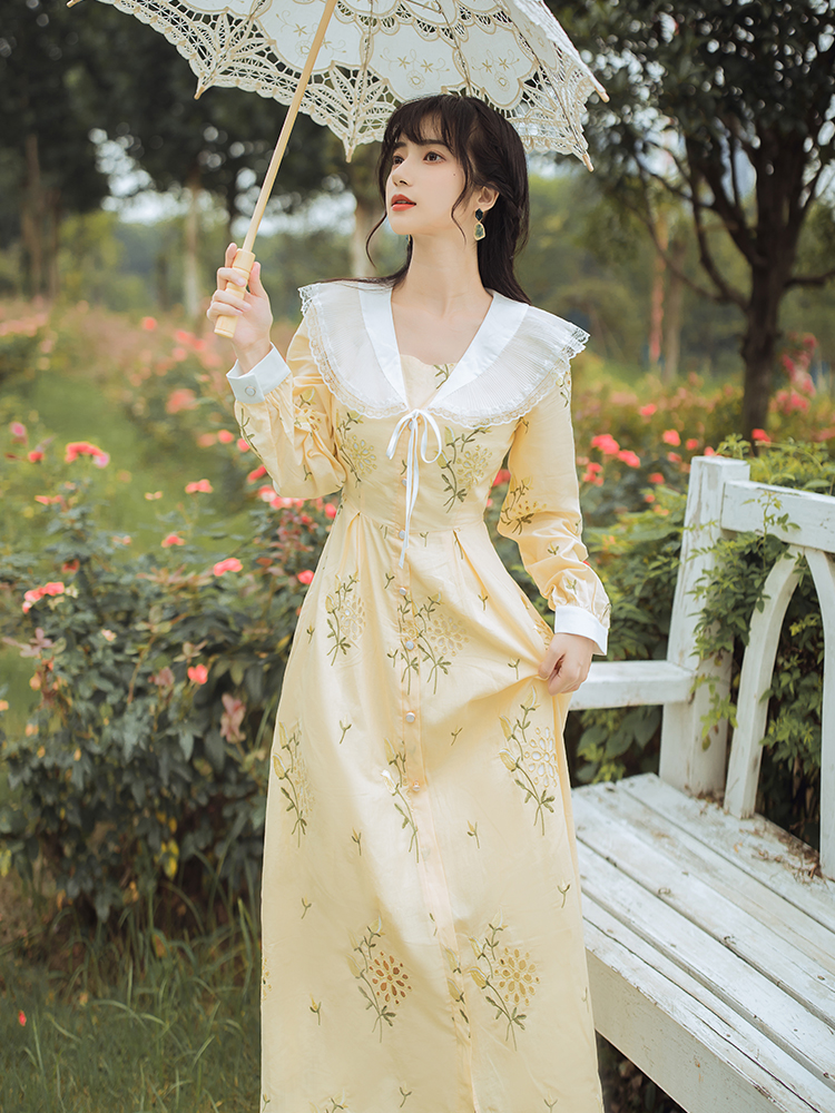 Best Quality Series Light Yellow Embroidered Floral Party Prom Cocktail Women Dress 8318
facebook.com/commerce/produ…