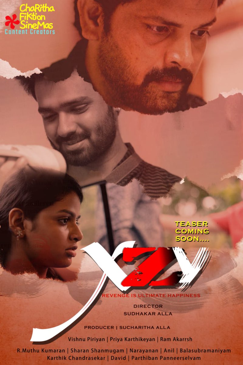 rameshlaus's tweet photo. Ultimate Revenge.. #Xzy Teaser Coming Soon ...

#XzyTeaser 

@ActorMirror @PriyaKa26873570 @reddeeee @sanil81sanil8 @ram_akarrsh @ShanmugamSharan
@narenbalakumar @Narayan40225400 @FiktionSinemas @StarviewDigital @pro_guna https://t.co/bkPNGKpDZl