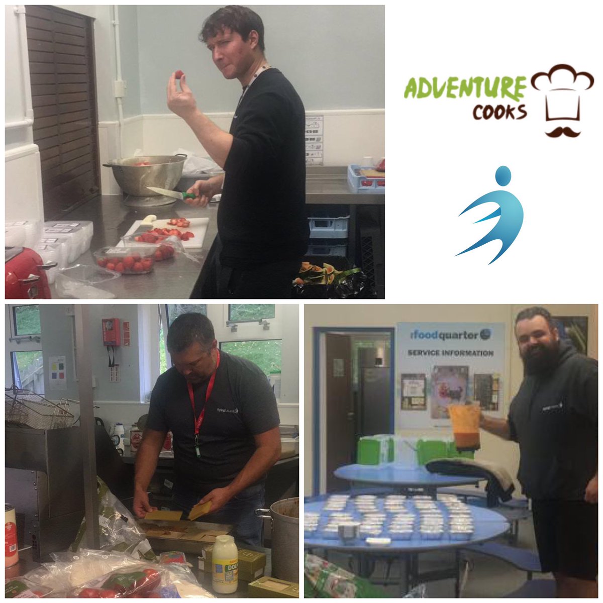 FlyingFutures's tweet photo. Adventure Cooks🧑🍳:
We’ve been in the @OLStBrendan kitchen this morning preparing for our daily doorstep deliveries. Can you guess what’s on the menu? #flyingfutures #adventurecooks @bradfordmdc #Fightholidayhunger
#TripleS #bradford @MarcusRashford https://t.co/vX31AtBTS8