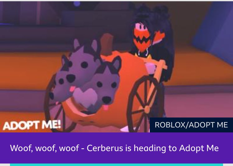 Cerberus, Trade Roblox Adopt Me Items