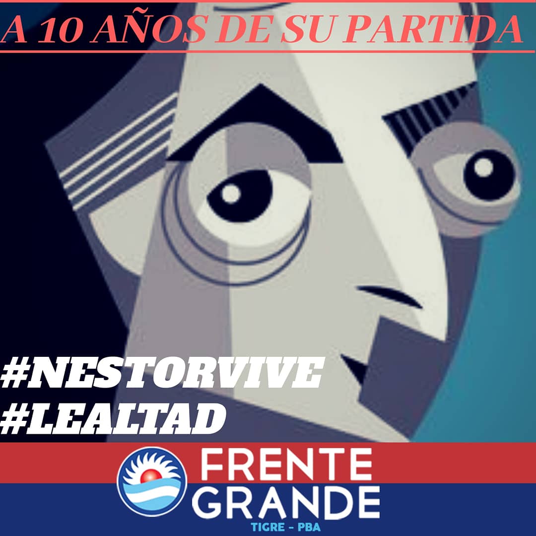 FGrande_Tigre's tweet photo. @MarioSeccoOK
@eduardosigal
@susanagmenchu
@carlosraimundi @PedroWasiejko
@FGBuenosAires
@FGNacional @tigre_si  @albormaru @MSilvanoGuerra
#Nestor10Años #GraciasNestor #NestorEterno #NestorVive #FrenteGrande #FrenteDeTodos #OtroPaisEsPosible  #OtroPaisEstaEnMarcha #EsConTodxs https://t.co/AvELqw779I
