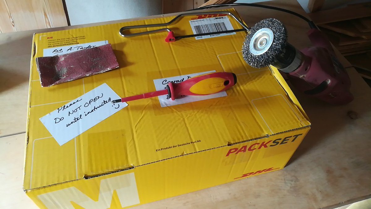 Now what could that be <a href="/HANAUser/">Andrea Taylor</a> ? I have my tools for opening the #sotMUCVIE package ready!