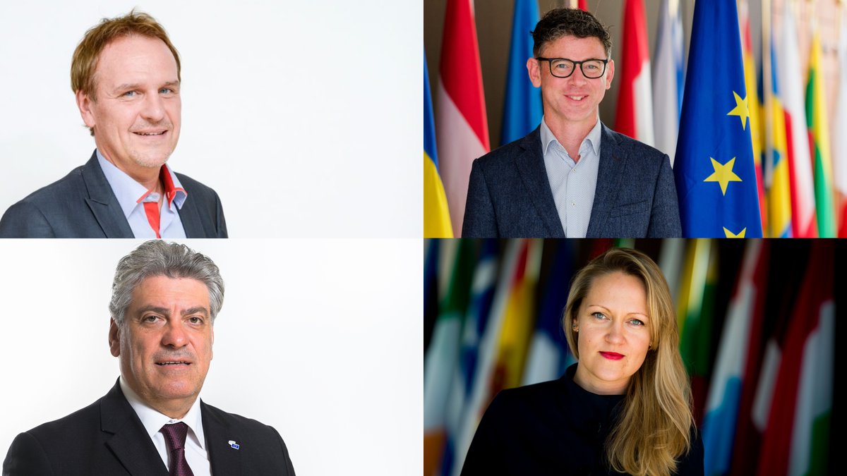 🆕Our Group has just confirmed the nominations of

📌<a href="/CillianLohan/">Cillian Lohan</a> for EESC Vice-President
📌Alain Coheur for INT section president
📌<a href="/bmiltovica/">Baiba Miltovica</a> for TEN section president
📌<a href="/PGofas/">Panos Gofas</a> for Quaestor

For these roles, final elections by the #EESCplenary will take place later this week