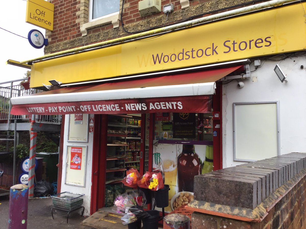 SkellonTim's tweet photo. @TheSun Woodstock Stores, Aldershot likes the idea that they could win a prize by promoting #BounceBackBritain #WinWithTheSun https://t.co/bpBWhPAtIB
