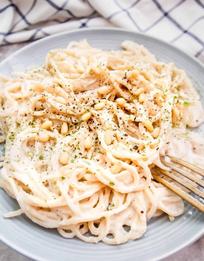 PerchanceToCook's tweet image. I have been craving creamy sauces lately and decided it was time to make this Dairy-free Cauliflower Pine Nut Sauce... it is an alfredo-like sauce with amazing flavor and texture from the cauliflower and pine nut combo. You've got to try it!

perchancetocook.com/dairy-free-cau…
