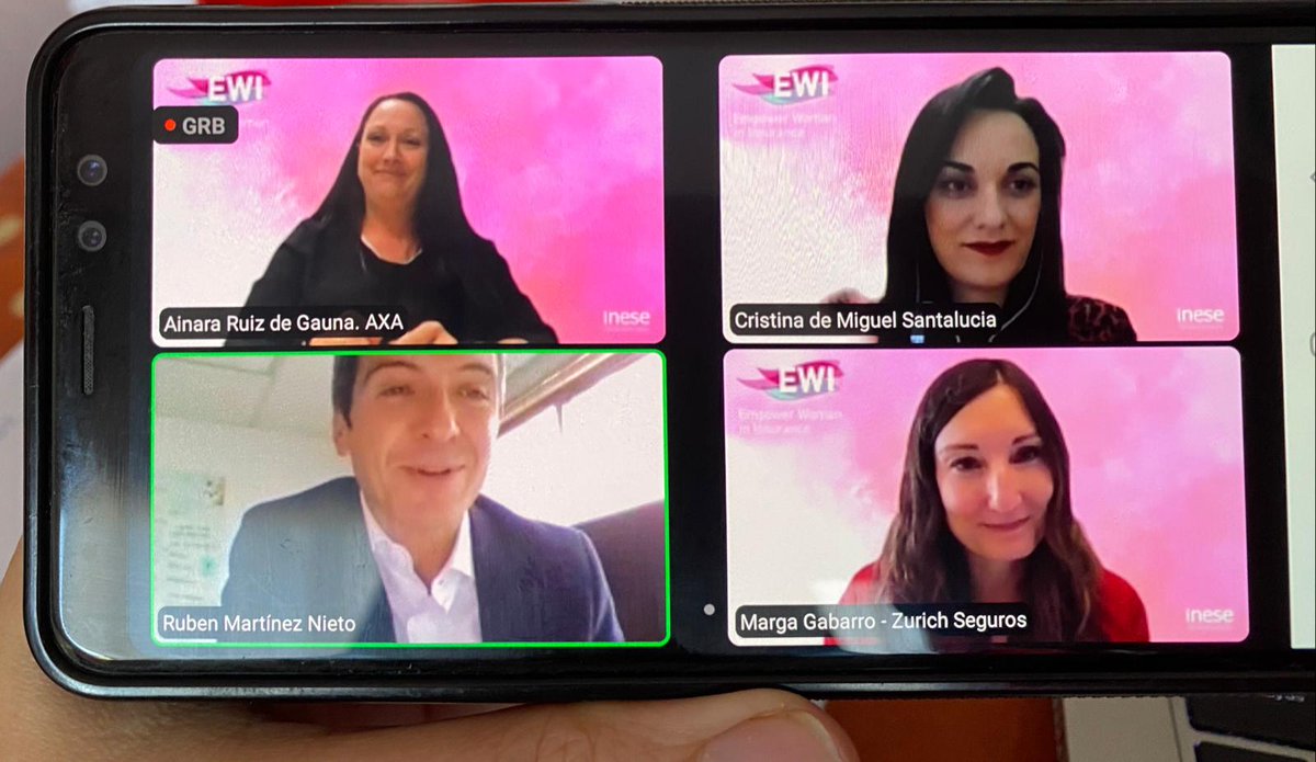 AXASegurosEs's tweet photo. Hablemos de talento femenino en la #RedEWI de @Inese_seguros con @NarRuiz nuestra Directora Territorial Oeste. 👏👏👏 y otras grandes profesionales https://t.co/j1QZFNdLNA