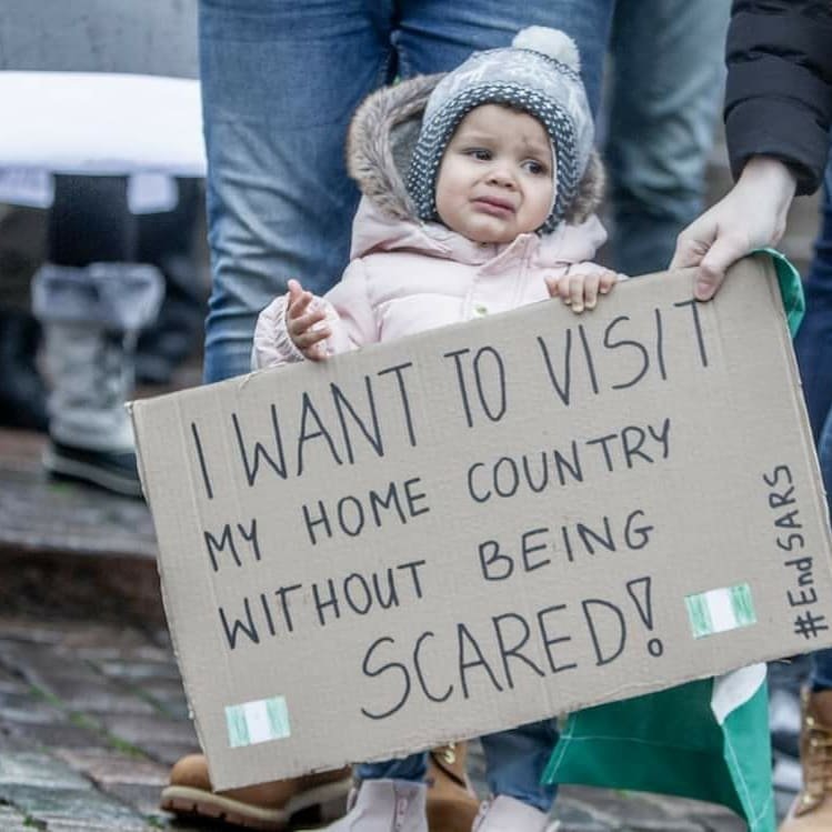 AkpraiseMedia's tweet photo. #EndSARS protest in Helsinki, Finland. https://t.co/othRTe6l6w