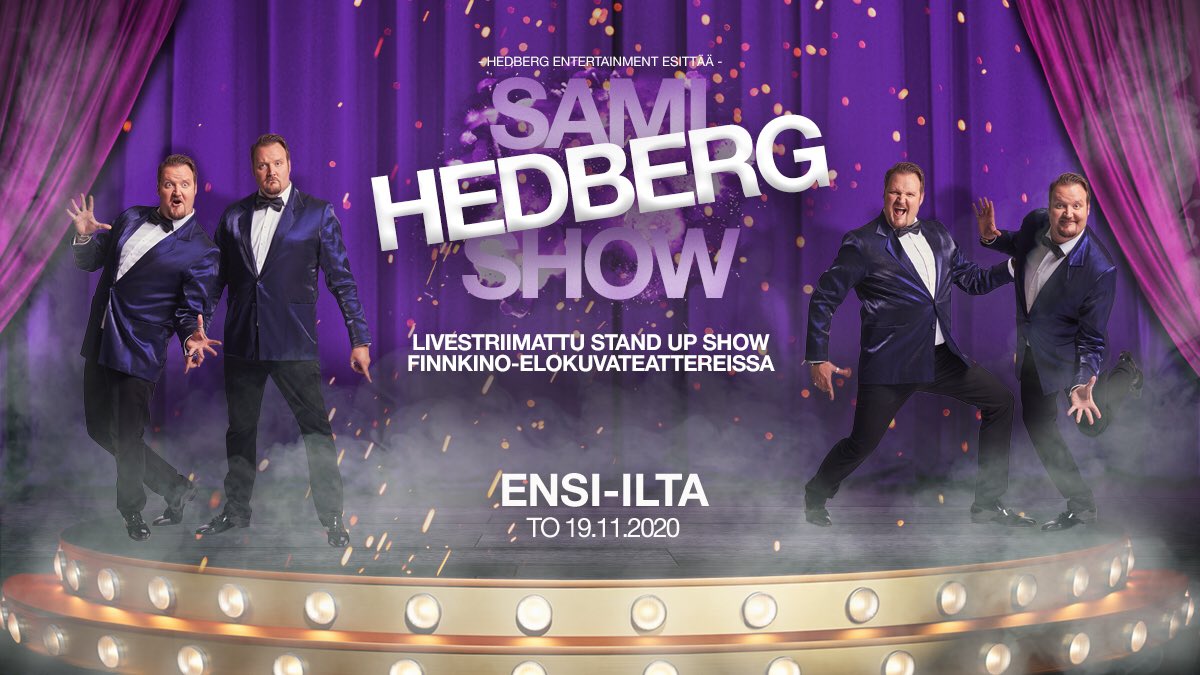 finnkino.fi/event/303541/t… <a href="/Finnkino_FI/">Finnkino</a>  #standup #movietheater #comedy