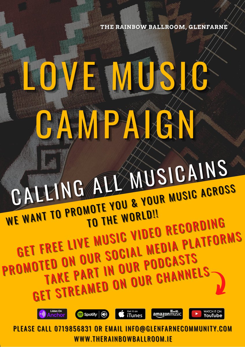 Fantastic Opportunity to promote local music.. #lovemusiccampaign