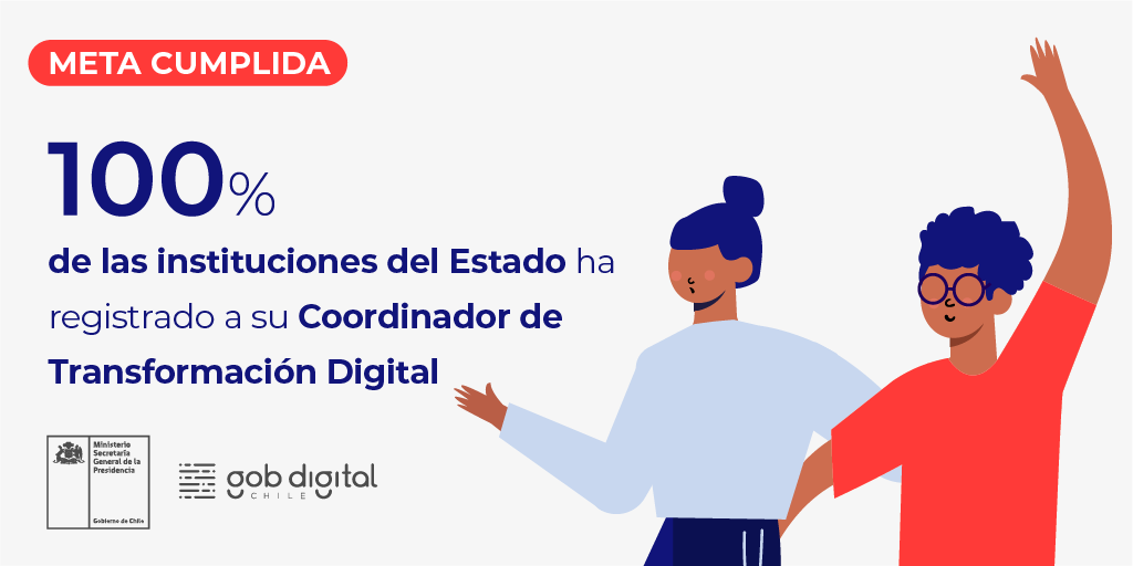 GobDigitalCL's tweet photo. Todas las instituciones de la administración central del Estado ya cuenta con su Coordinador de #TransformaciónDigital. La misión es seguir impulsando la modernización desde sus servicios para beneficiar al ciudadano! https://t.co/dtU4cA9EJ7