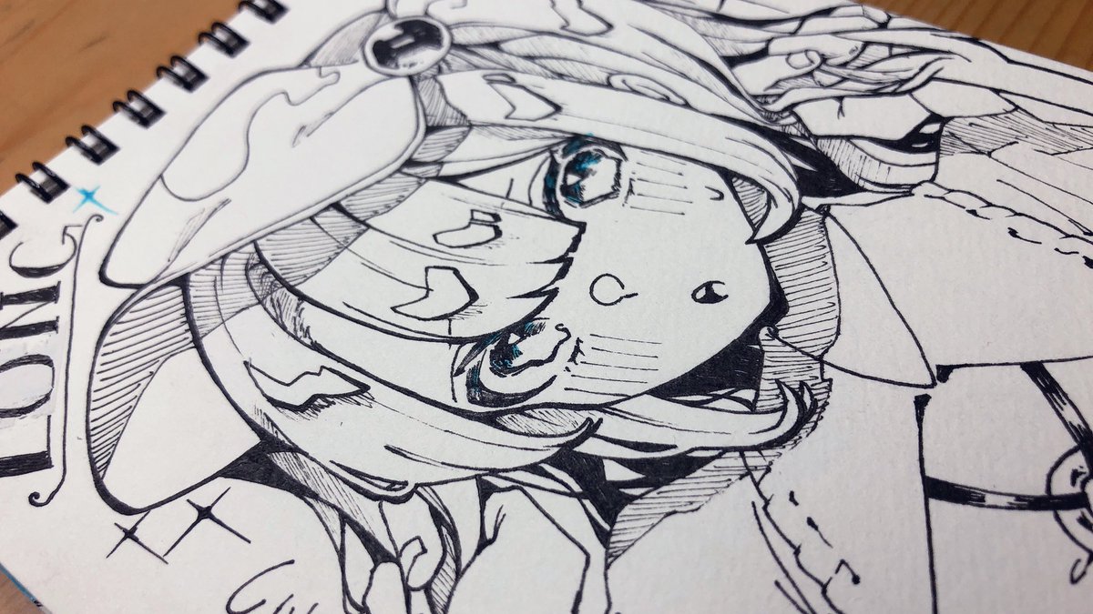 息抜きにちまちま描いていたロングヘアにとりちゃんです?? 