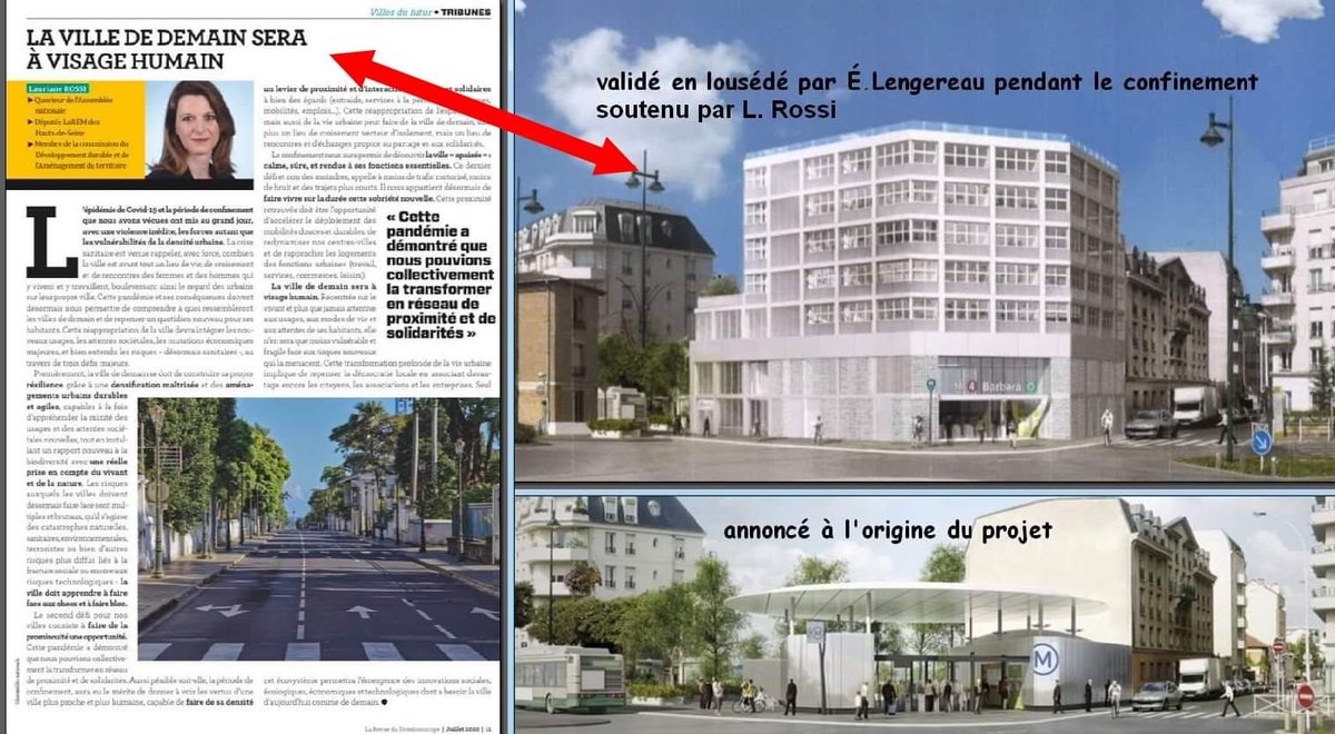 COMECS2's tweet image. Maintenant que le PLU est annulé, L.Rossi et É.Lengereau vont-ils continuer à vouloir nous faire croire qu'en construisant un immeuble 7 niveaux et en sur-urbanisant nos quartiers, ils défendent la biodiversité à #Montrouge ?
#foutagedegueule #incompétence