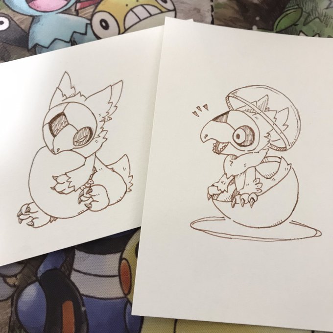 デザフェスで出すガチャの当たり原画を描いています
あと1枚くらいかな…(額がないので)
リクエストあればください 