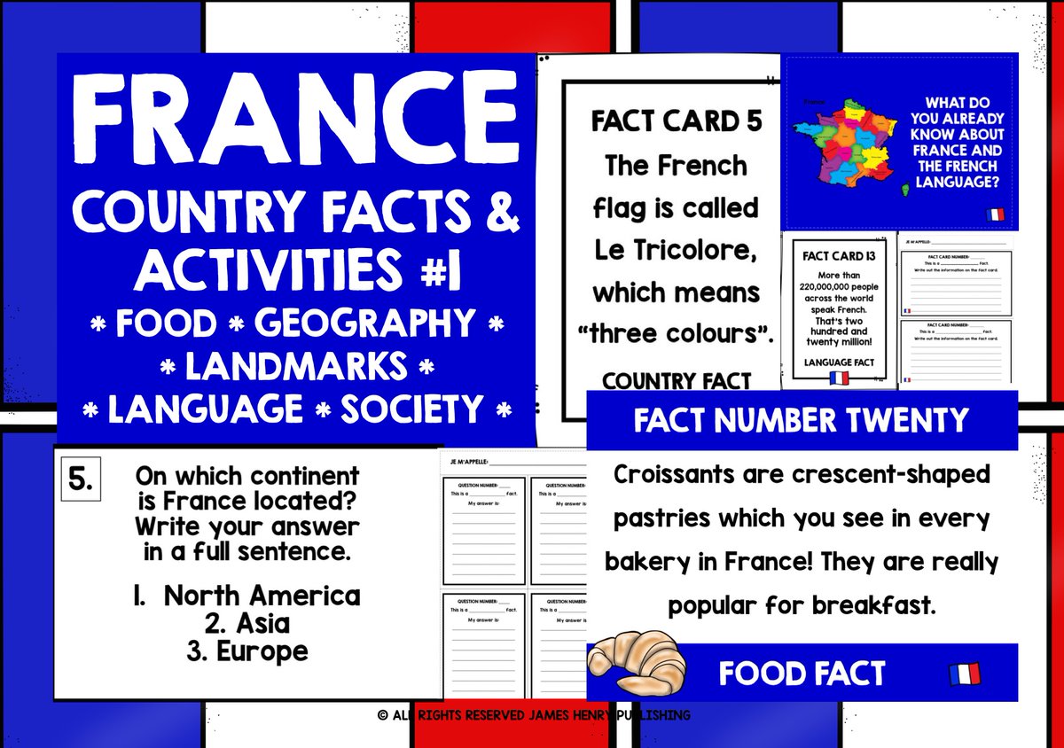 LivelyLangs's tweet photo. It's a #flashfreebie ouais! Le savais-tu ? #francefacts #factsaboutfrance #allaboutfrance #primaryfrench #primaryfrenchimmersion #francophonie #faitssurlafrance #elementaryfrench #mfl #mflteacher #frenchteacher #learnfrench #beginnerfrench #frenchresources https://t.co/VsOJcx2VdX https://t.co/nugPjGDK1p