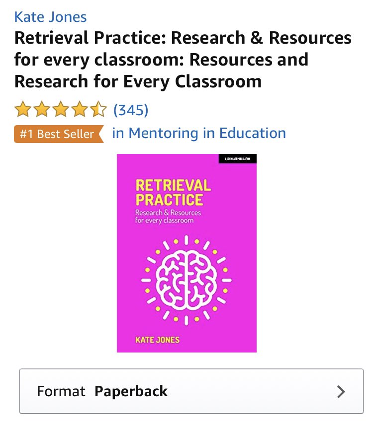 Thanks to half term reading my book is back at #1 Best seller almost a year after it was published so it’s a great achievement. 

I hope my next book about RP is well received too ... I really love this new book &amp; excited to share more info soon 😁👏🏻
