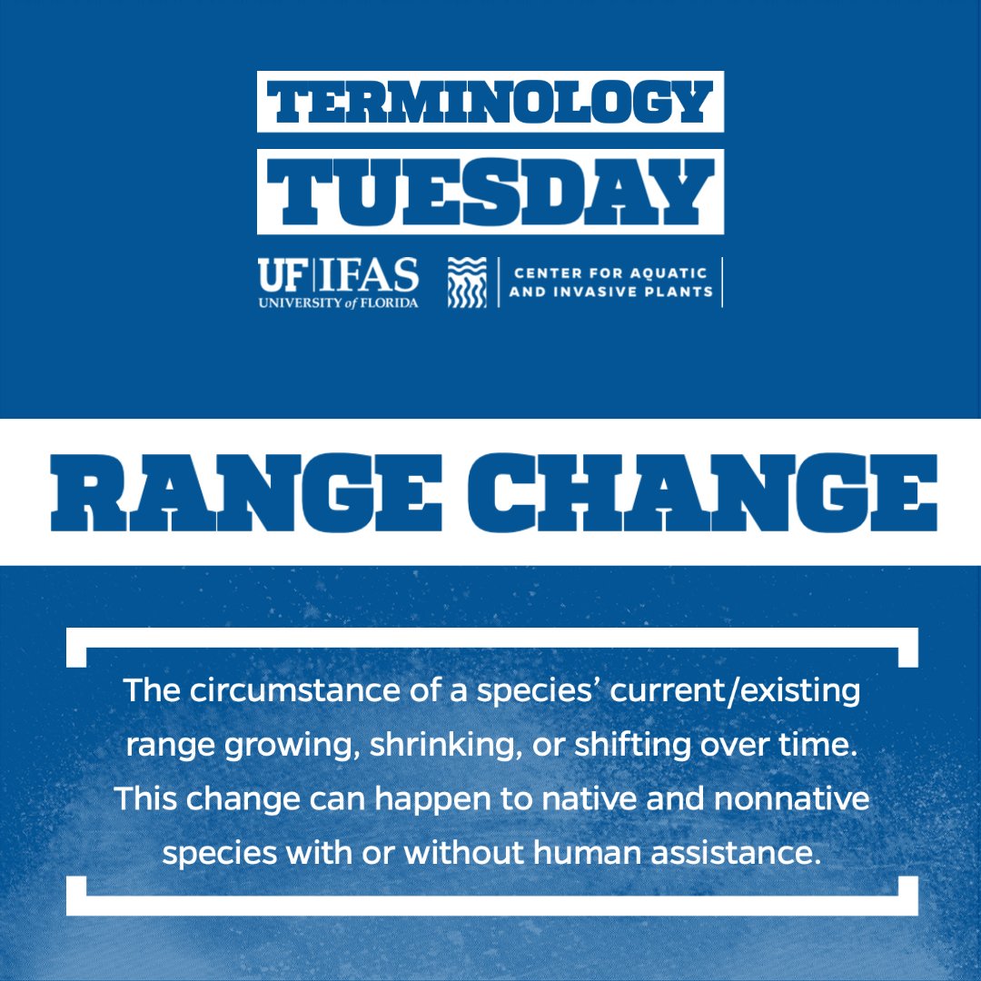 UFIFASCAIP's tweet photo. Terminology helps effectively communicate about different kinds of species. What is a #rangechange? To learn this and other terms, visit https://t.co/d0AhkOOWff. https://t.co/QTkrvDMQoV