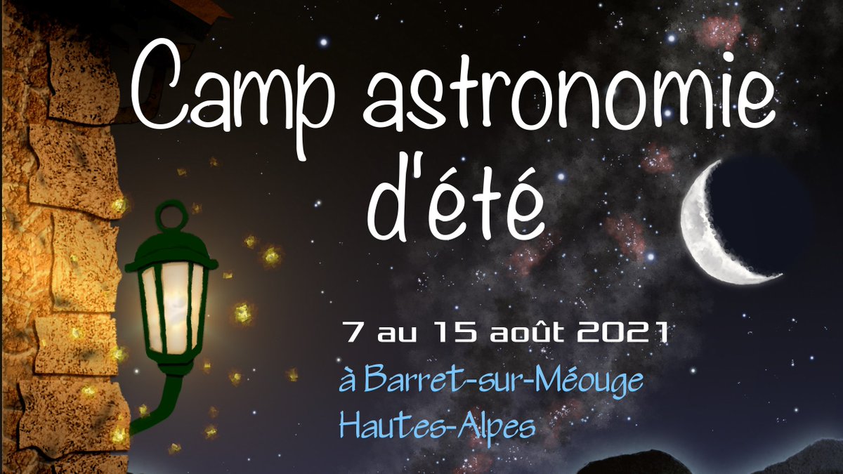 [ASTRONOMIE 🔭] Et si vous participiez à un camp astronomie cet été ?
Du 7 au 15 août 2021, ce camp est ouvert pour tout le monde à partir de 15 ans, quelque soit votre niveau 🌙
👉 planete-sciences.org/astro/camp-ete…
