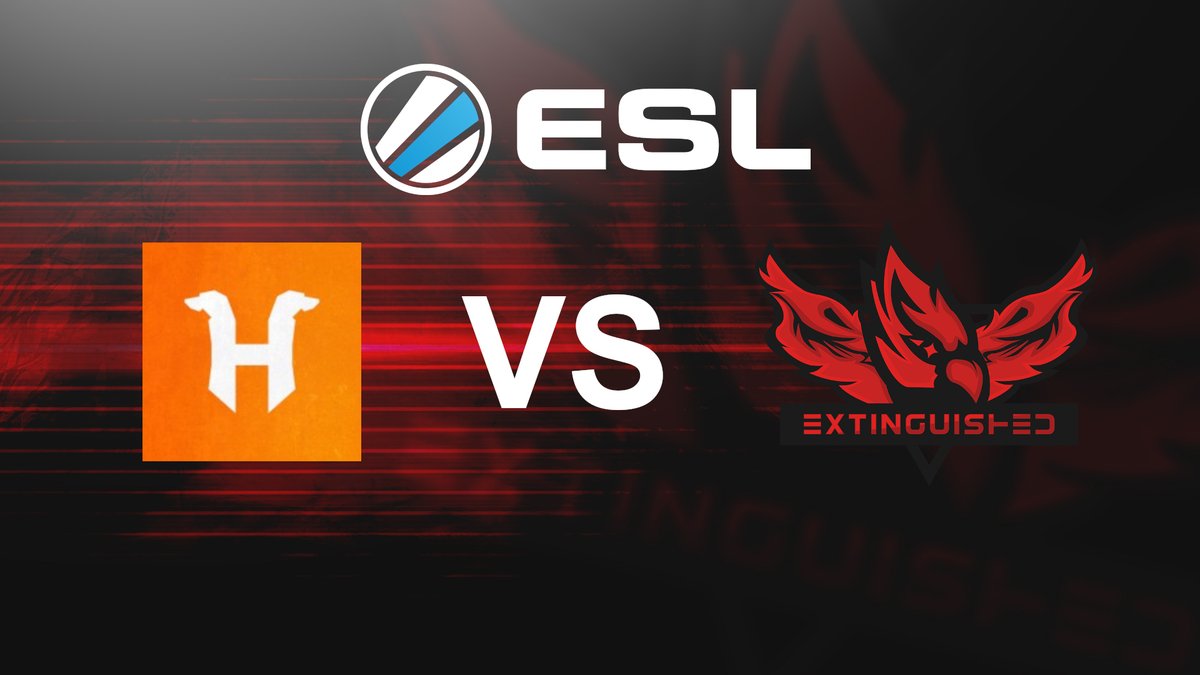 TExtinguished's tweet photo. Today we start playoffs with Bo3 game against @Hound_Esports at 8 p.m. CET. Stay tunned for more information. 

#RiseUp https://t.co/DtqZuoGCCm