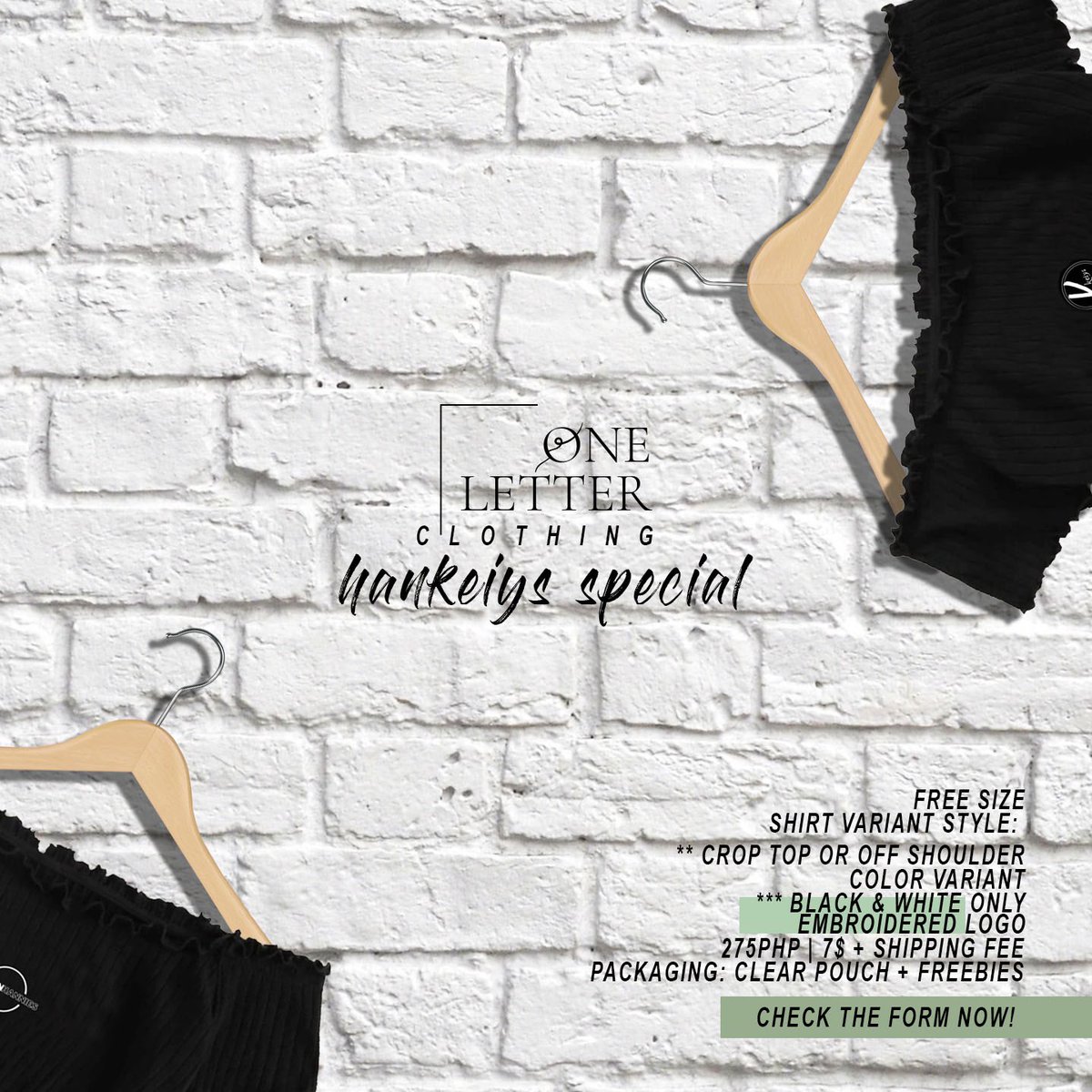 ONELETTER_PH's tweet photo. 🇵🇭 HANKEIYS! EYES ON HERE!!

— INTRODUCING ONELETTER’s CLOTHING — HANKEIYS SPECIAL

• DOO&amp;DOP: November 21, 2020.

See order form for more information!

— will accept 30 slots only for BATCH 1.

ORDER FORM 🔗: https://t.co/hfdHeZJ5Rj…

#ONELETTER #ONELETTERPH https://t.co/EhlWa6LFdY