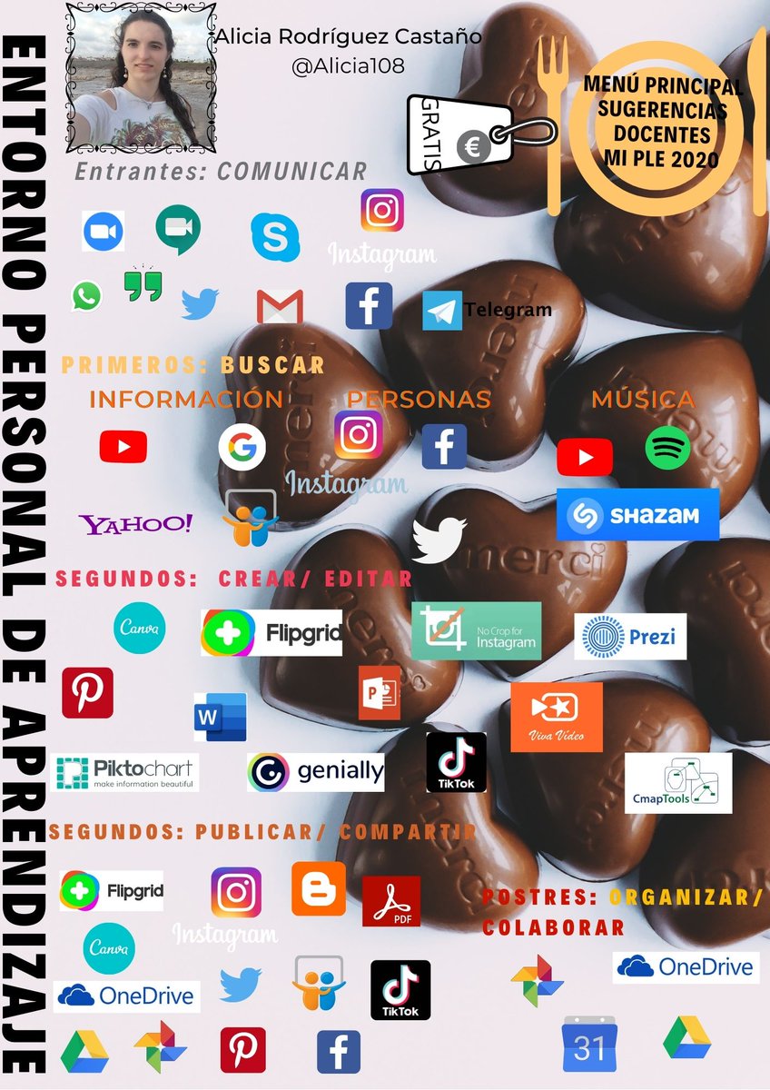 Aliciaro108's tweet photo. Realizada mi primera Infografía para la asignatura de #LasRedesSocialesEnLaEducación #RedesUnir
@Achinech
Mi PLE 2020 https://t.co/4lM7pVfcyY