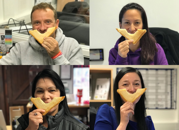 Celebrating #NationalCheeseToastieDay because it sounded like a delicious day #ToastieTogether #Teamwork