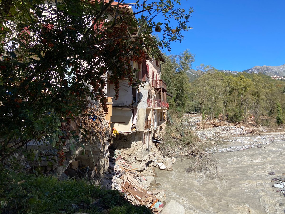 EMPC16's tweet image. Inondation à Lantosque. 
Courage à tous les sinistrés.