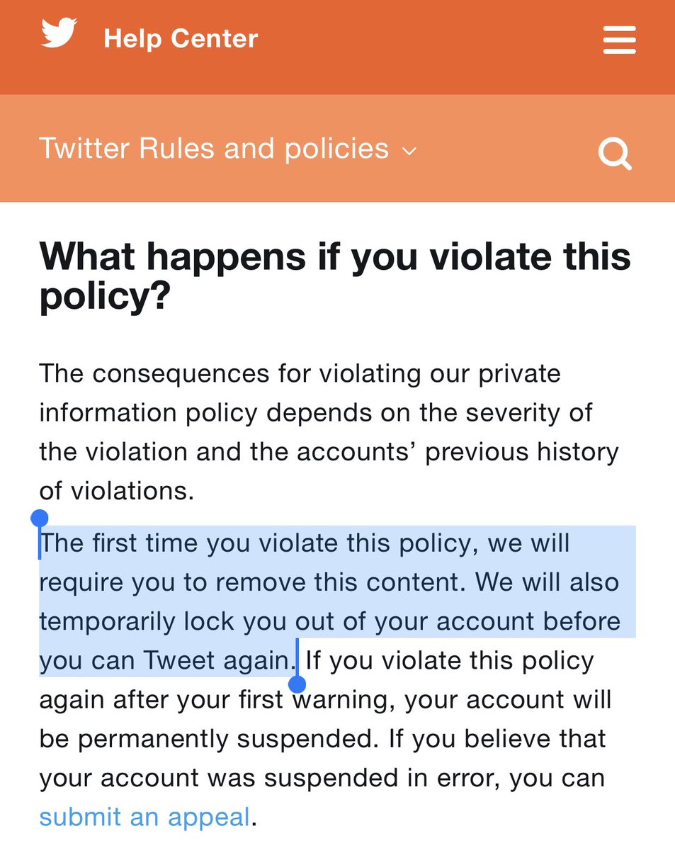 And this is what Twitter says happens when you violate that policy.Right now the NY Post is claiming martyrdom because they’re being told they need to follow the same rules as everyone else.