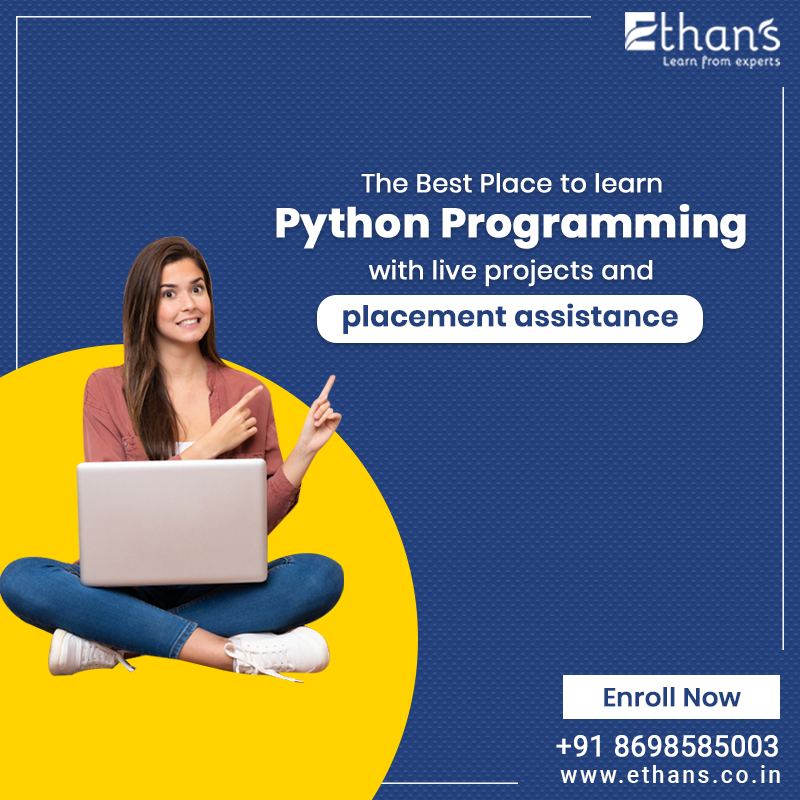 TechEthans's tweet photo. The best place to learn Python Programming with live projects and placement assistance…
Enroll Now.
For more information,
Call: +91 8698585003
Visit: https://t.co/pShbqy4luH
#PythonTraining #PythonClasses #Pune #EthansTech https://t.co/xrGrFTqj6X