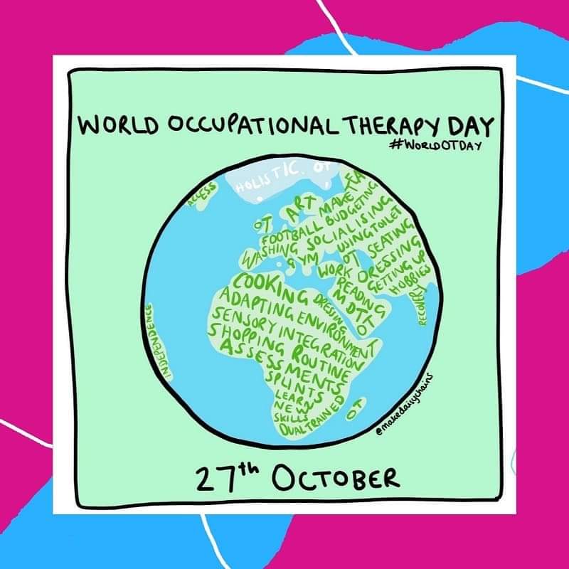 I love being part of this amazing profession!! I am constantly inspired from OTs all over the word and what we can achieve as a profession! 💚 #WorldOTDay #OccupationalTherapy