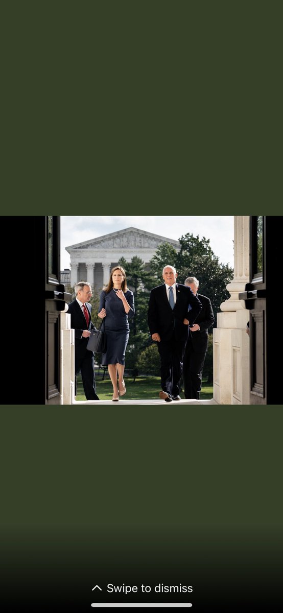 Congrats to justice Coney Barrett!! Well deserved.