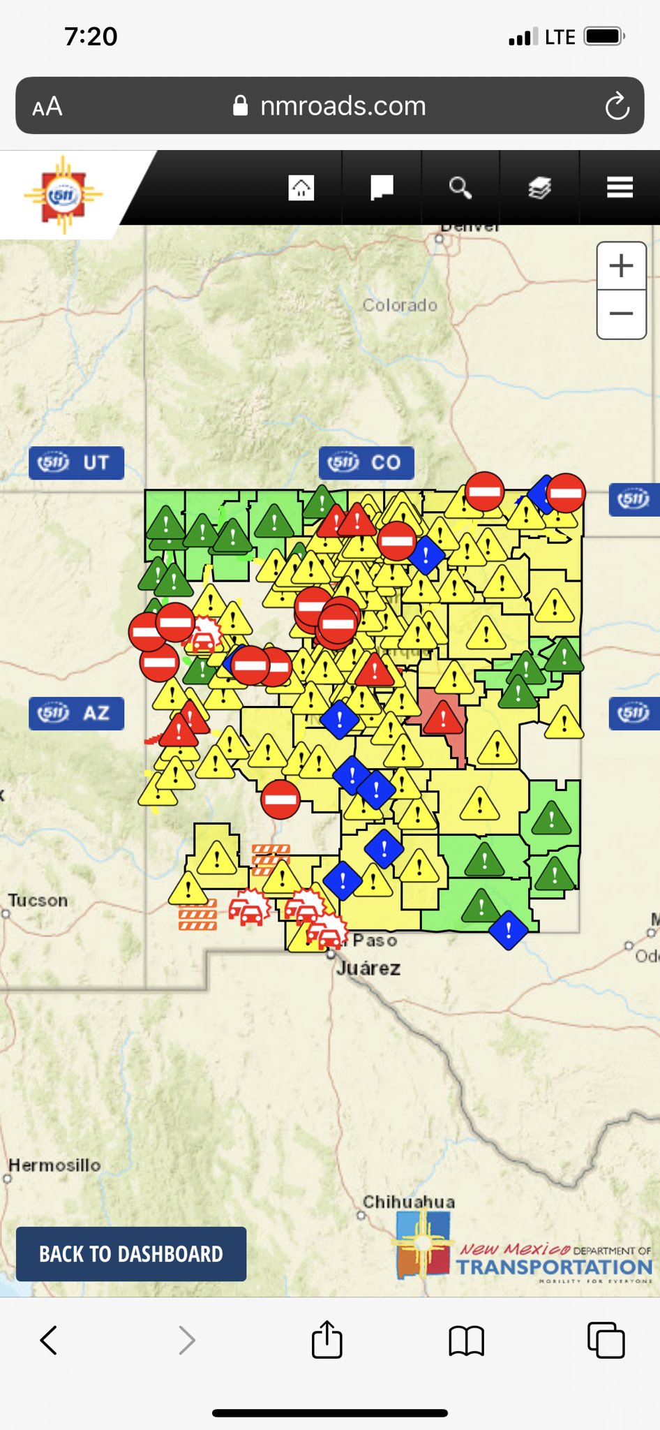 Nmdot Road Conditions Map Nmdot On Twitter: "Winter Storm Update: Many Of The Roads All Throughout  New Mexico Have Difficult/Severe Driving Conditions. Nmdot Staff Are  Working To Keep Them Clear And Safe. If You Must Travel