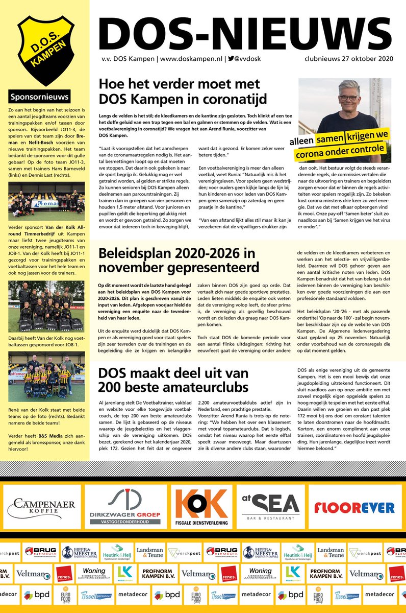 Rustig bij DOS…? Echt niet! Kijk en lees maar weer mee op de DOS-nieuwspagina die vandaag gedrukt staat in <a href="/Brugnieuws/">De Brug</a>!