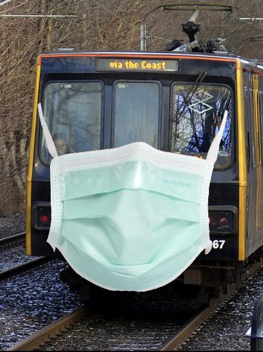 metro_ken's tweet photo. We are complying with Government COVID-19 guidance to ensure our trains are always kept two metres apart when passing each other and making the necessary track upgrades. https://t.co/T1VZznoGwu