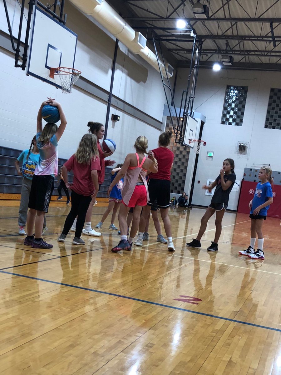 ladybravesIC's tweet photo. After working hard at practice, out 2 Seniors switch roles and run practice with one of our youth league teams! #settinggoodexamples #leadership #strengtheningthefoundation https://t.co/tuVRInERd9