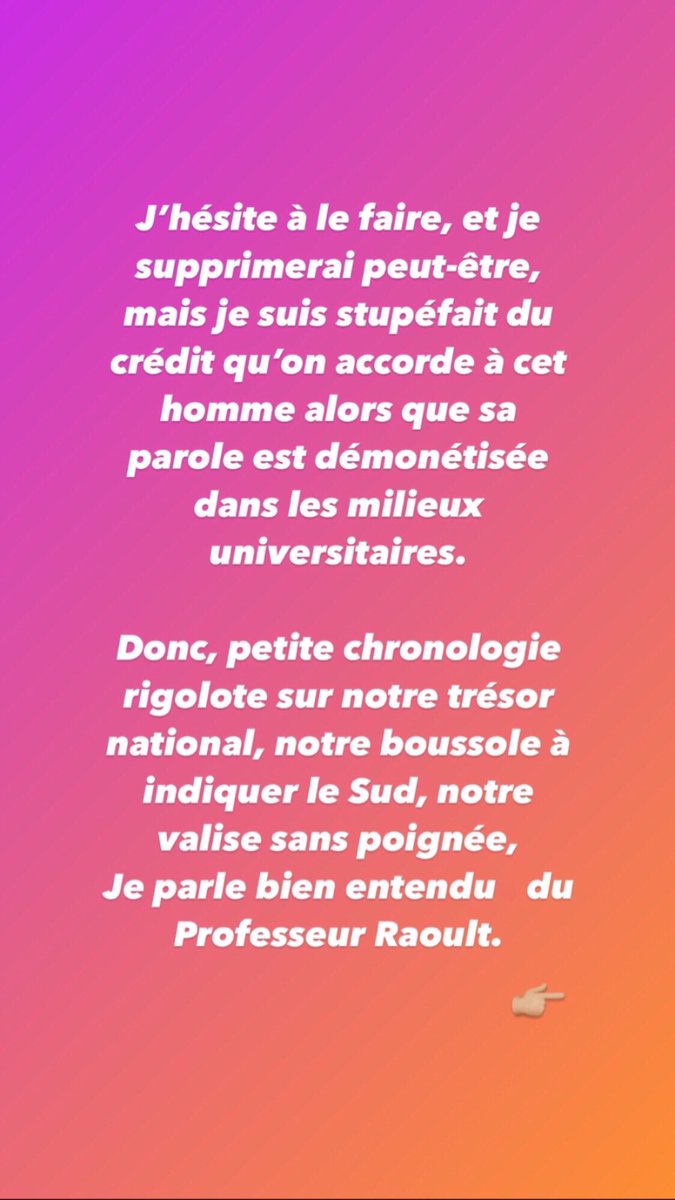 BeaulieuBap's tweet photo. Raoult est de nouveau invité sur une grande chaîne.
J’ai écrit ça pour Instagram, mais c’est valable ici aussi
1/n
https://t.co/StrAJoHNbI https://t.co/cWcWoqXdOi