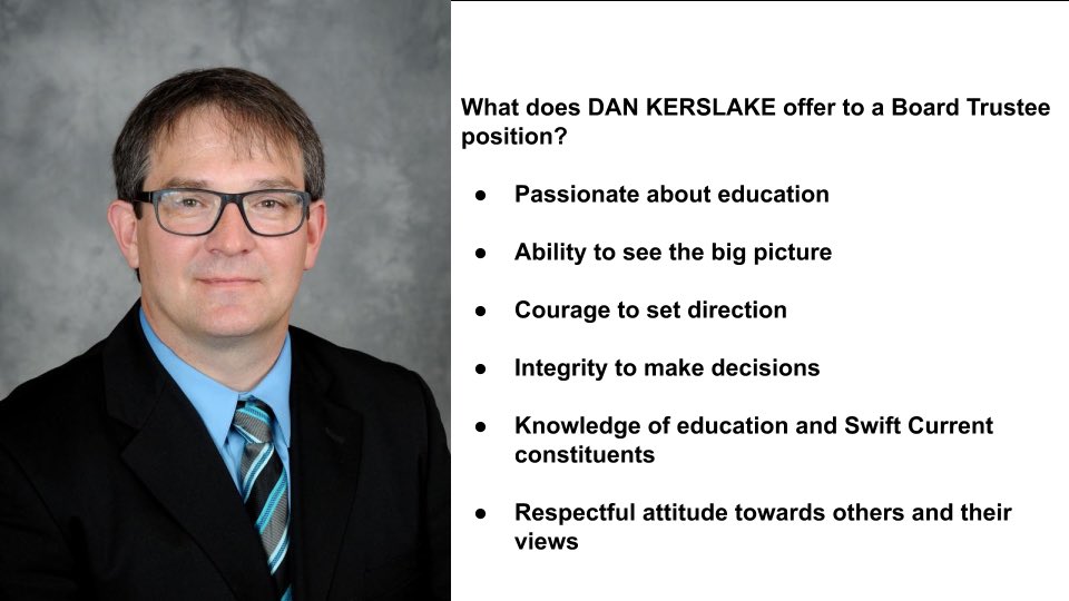 Respectfully asking for your support on November 9th.