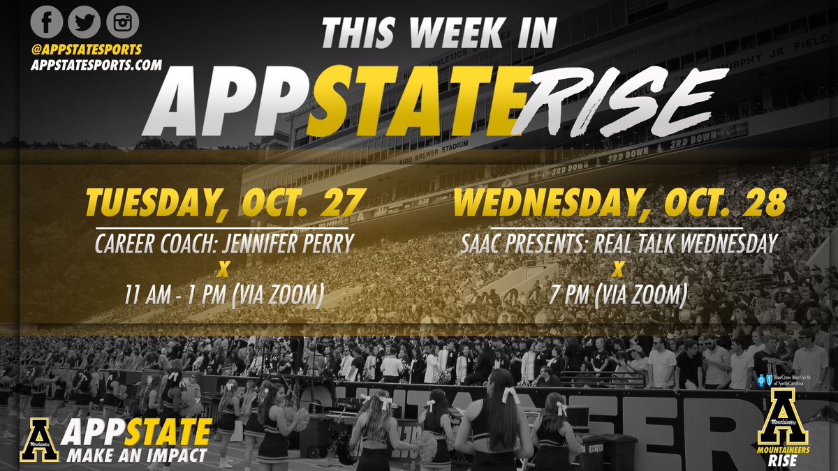 AppStateRISE's tweet photo. This week in BCNC Mountaineers RISE! #OurRISE https://t.co/IwXrqkb7cn