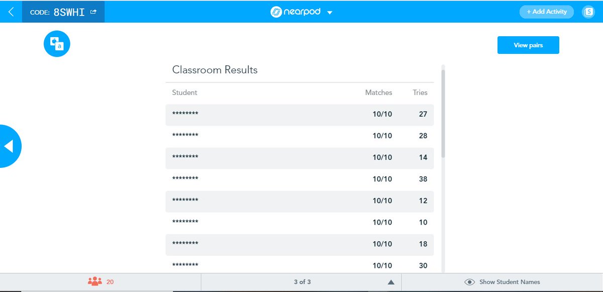 RoweidaB's tweet photo. IB1 students @Hhhsinfo used @nearpod over a @MicrosoftTeams meeting to match pairs and review the main concepts of lesson 4 of #topic3. A great way to wrap up the lesson! #MicrsoftEdu #ibbio https://t.co/rHuN6MZjuT