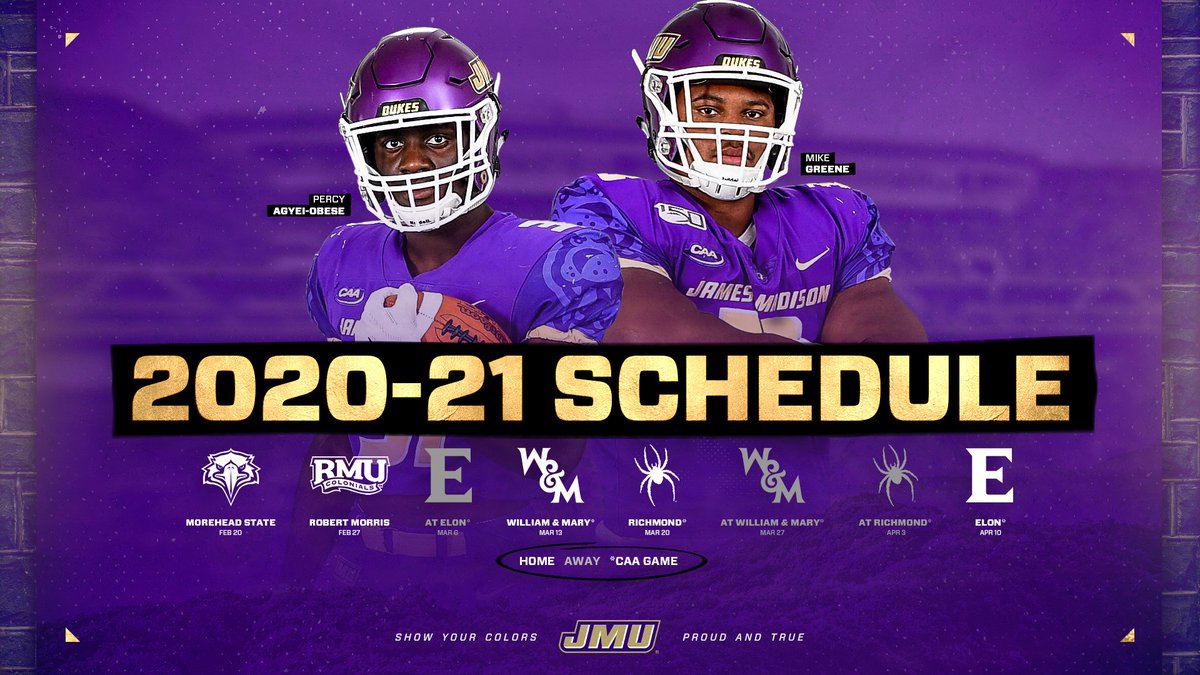 Jmu 2022 Football Schedule Jmu Football On Twitter: "Mark Your 📅 - The Schedule Is Set! The Caa Has  Unveiled Its Conference Schedule, And Jmu Will Also Host A Pair Of  Non-Conference Games This Spring. 📰